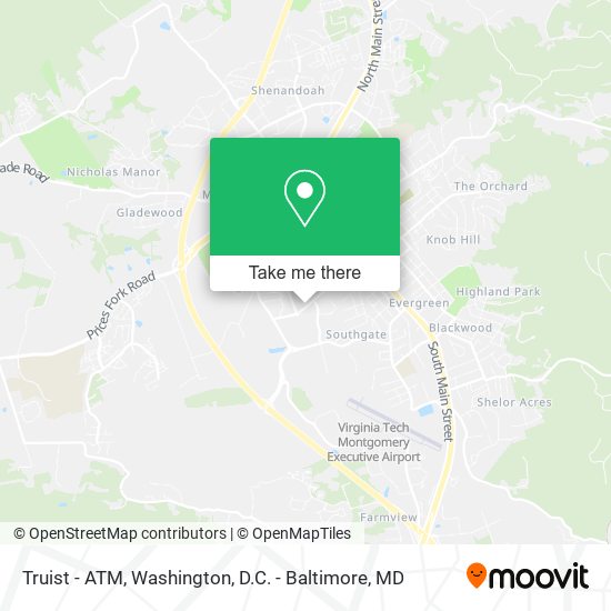 Mapa de Truist - ATM
