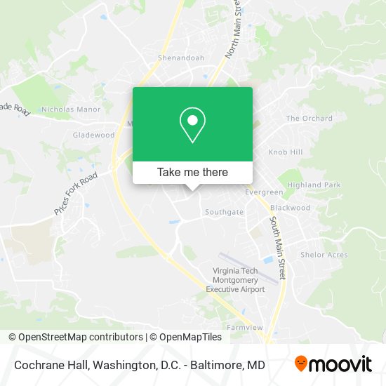 Cochrane Hall map