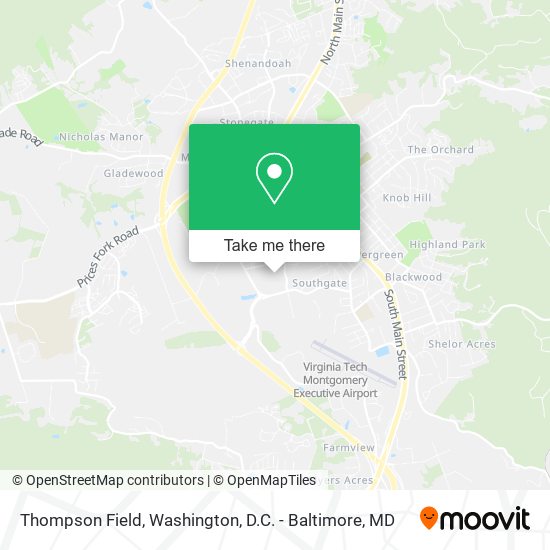 Mapa de Thompson Field
