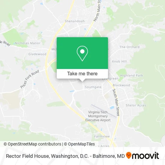 Rector Field House map