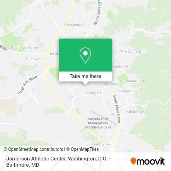 Jamerson Athletic Center map