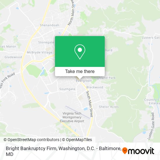 Mapa de Bright Bankruptcy Firm