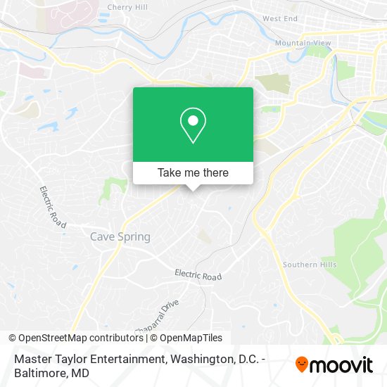 Master Taylor Entertainment map