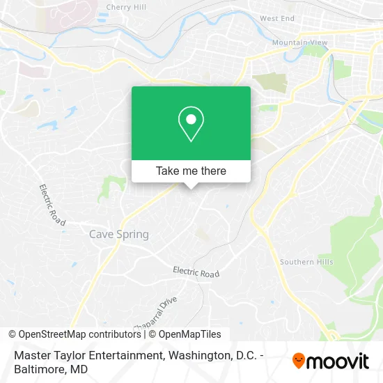 Master Taylor Entertainment map