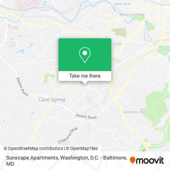Mapa de Sunscape Apartments