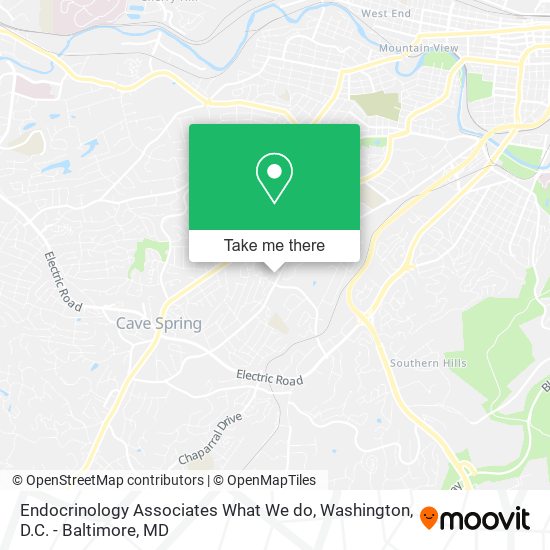 Mapa de Endocrinology Associates What We do