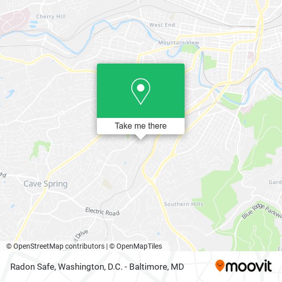 Radon Safe map