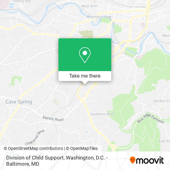 Mapa de Division of Child Support
