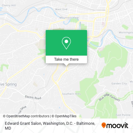 Edward Grant Salon map