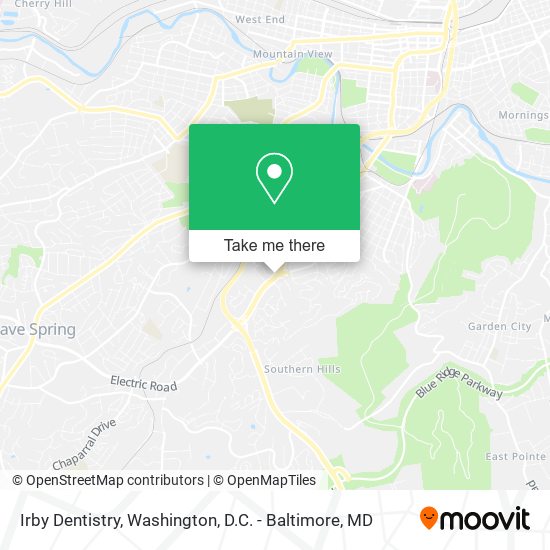 Irby Dentistry map