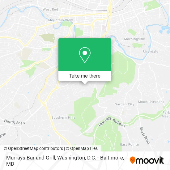 Murrays Bar and Grill map