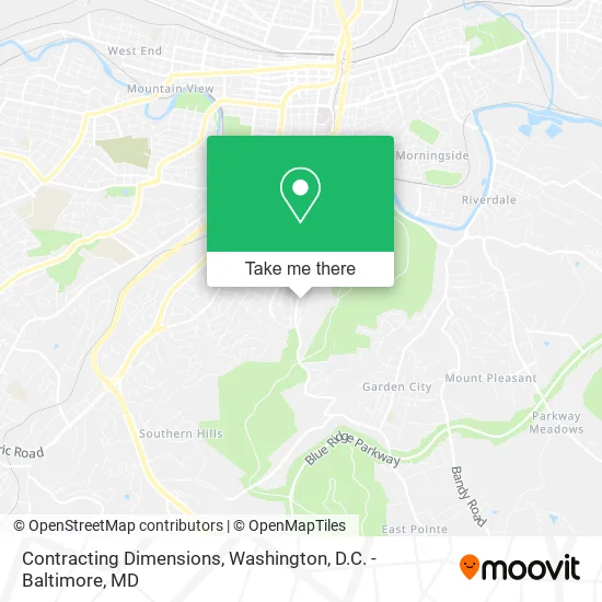 Contracting Dimensions map