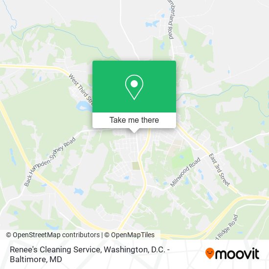 Renee's Cleaning Service map
