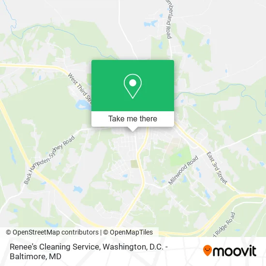 Mapa de Renee's Cleaning Service