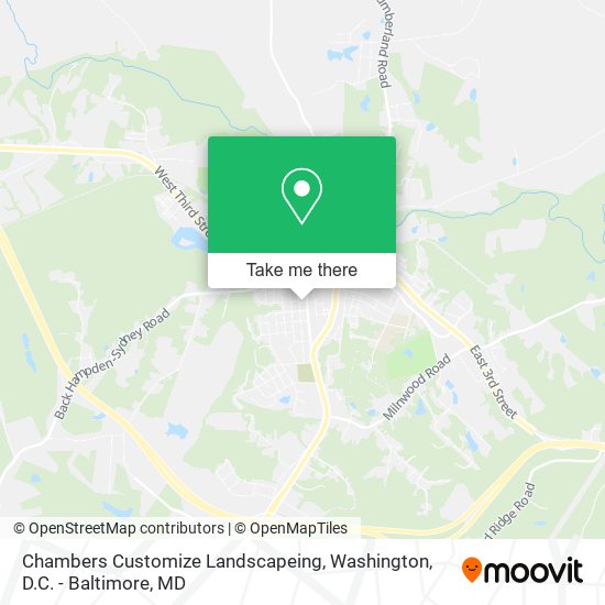 Chambers Customize Landscapeing map