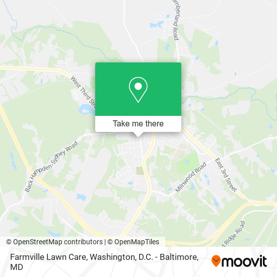 Farmville Lawn Care map