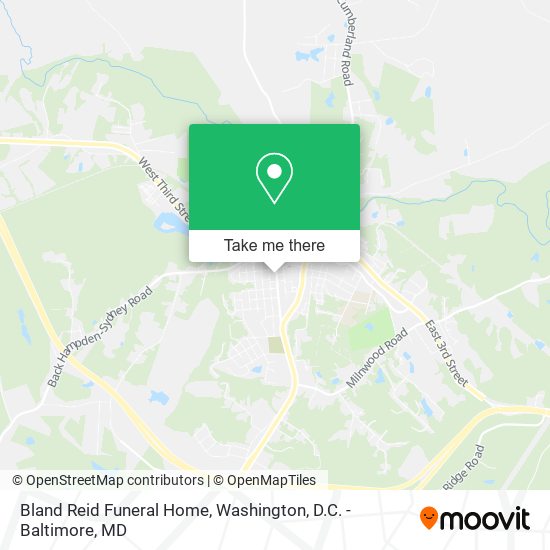 Bland Reid Funeral Home map