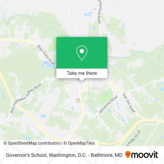 Governor's School map