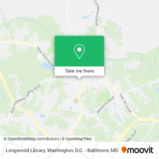 Longwood Library map