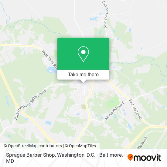 Mapa de Sprague Barber Shop
