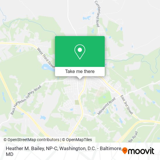 Heather M. Bailey, NP-C map
