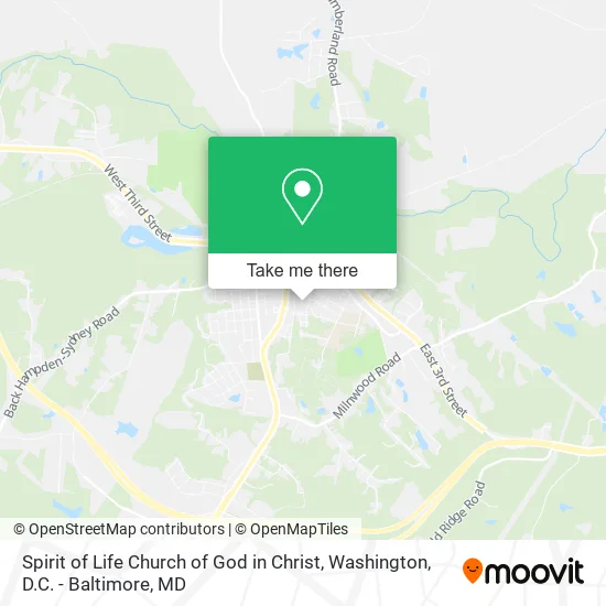 Spirit of Life Church of God in Christ map