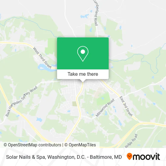 Solar Nails & Spa map