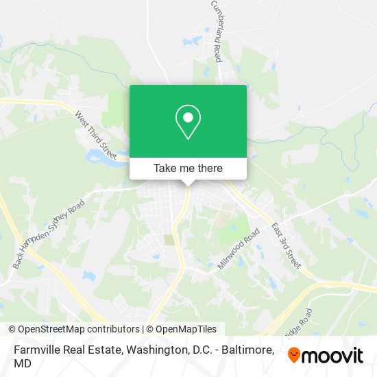 Farmville Real Estate map