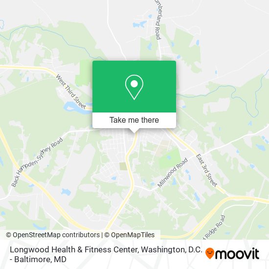 Mapa de Longwood Health & Fitness Center