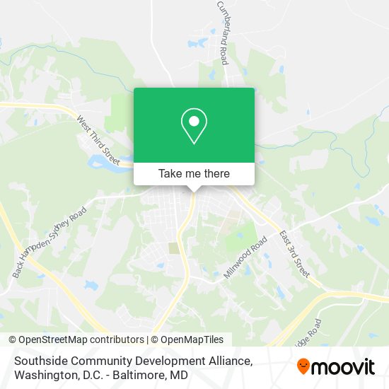 Southside Community Development Alliance map