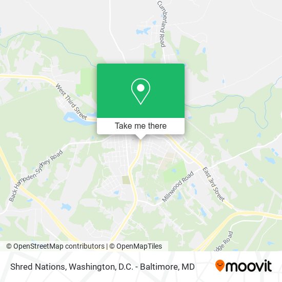 Shred Nations map