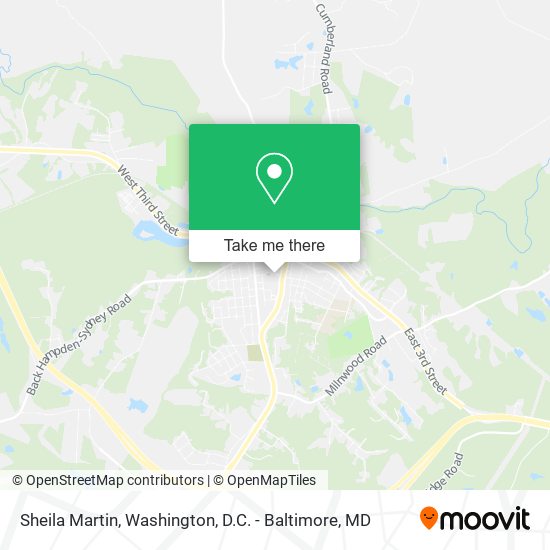 Mapa de Sheila Martin