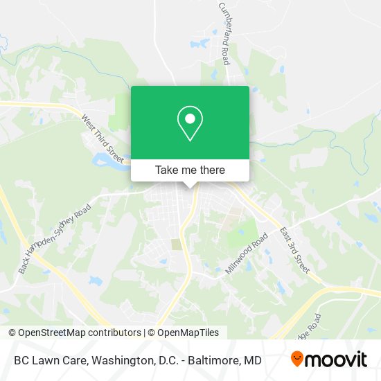 BC Lawn Care map
