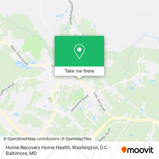 Mapa de Home Recovery Home Health