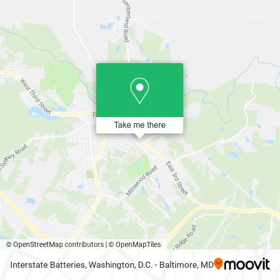 Mapa de Interstate Batteries
