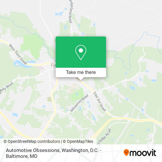 Automotive Obsessions map