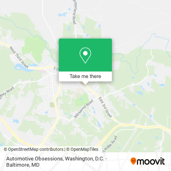 Automotive Obsessions map