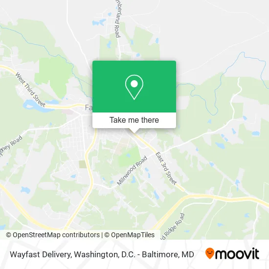 Mapa de Wayfast Delivery