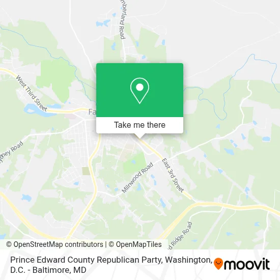 Prince Edward County Republican Party map