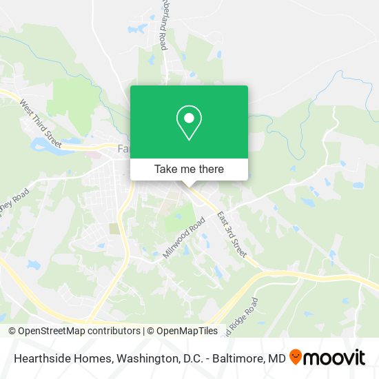 Mapa de Hearthside Homes