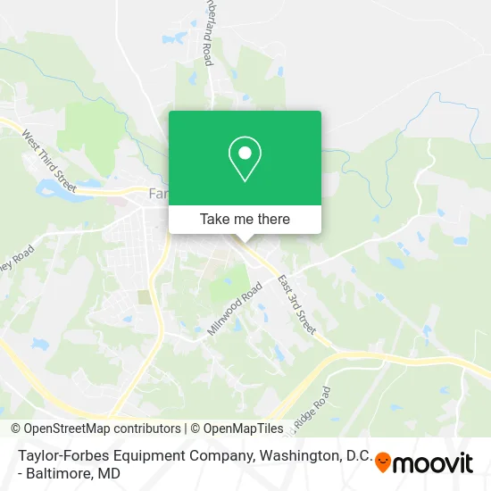 Taylor-Forbes Equipment Company map