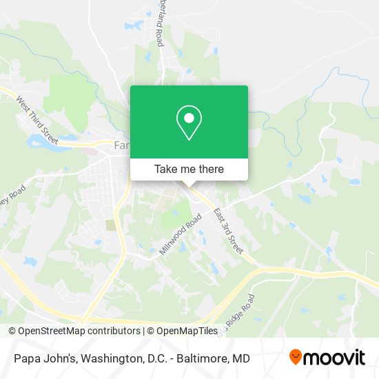 Mapa de Papa John's