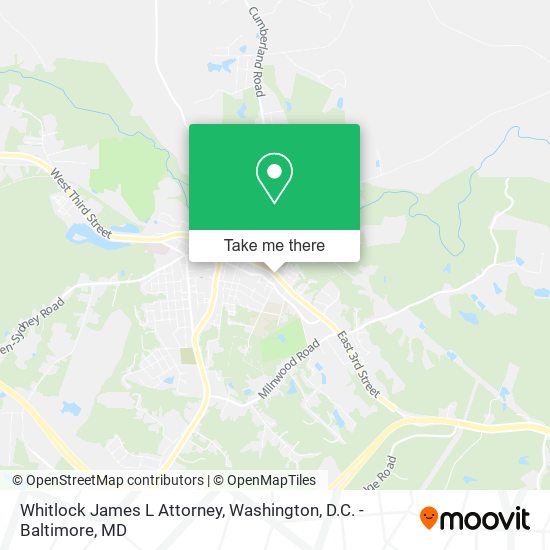 Mapa de Whitlock James L Attorney