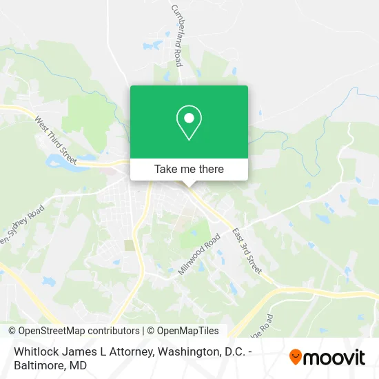 Whitlock James L Attorney map