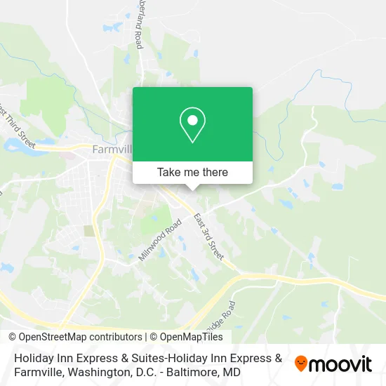 Holiday Inn Express & Suites-Holiday Inn Express & Farmville map