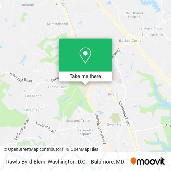 Rawls Byrd Elem map