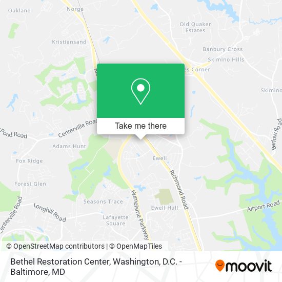 Bethel Restoration Center map