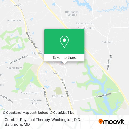 Comber Physical Therapy map