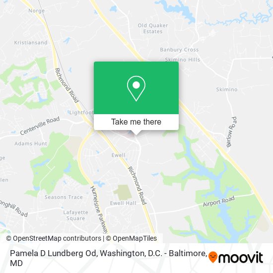 Pamela D Lundberg Od map