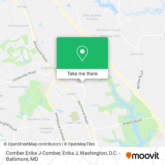 Mapa de Comber Erika J-Comber, Erika J